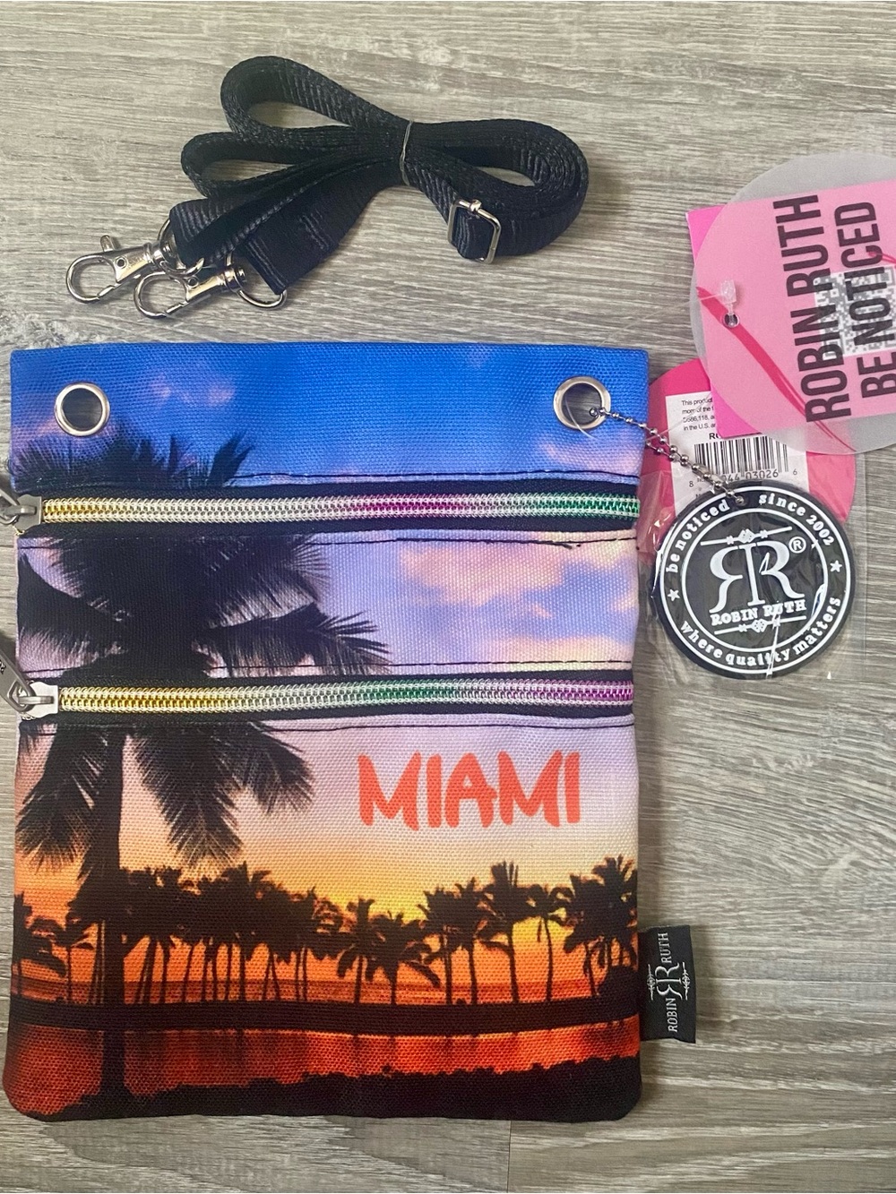 Robin Ruth Miami Beach Sunset Crossbody Bag